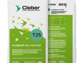 Наливной пол Толстый Cleber T25 25кг