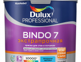 DULUX BINDO 7 ЭКСТРАПРОЧНАЯ / ДЮЛАКС БИНДО 7 ЭКСТРАПРОЧНАЯ краска для стен и потолков матовая